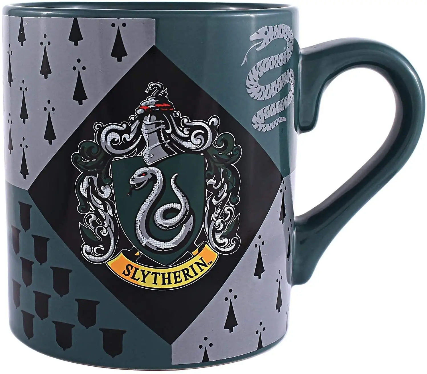 Harry Potter Hogwarts Slytherin House Crest 14oz Ceramic Mug – Biketope